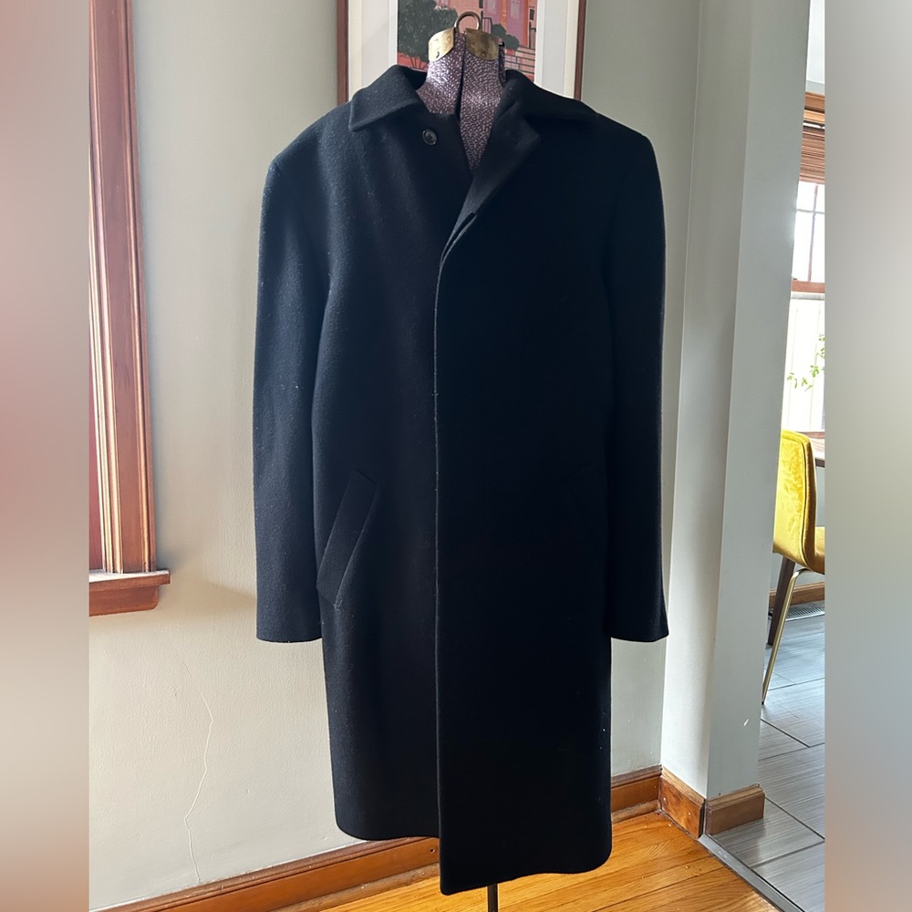 Men’s Joseph A. Bank wool topcoat 100% wool 40L